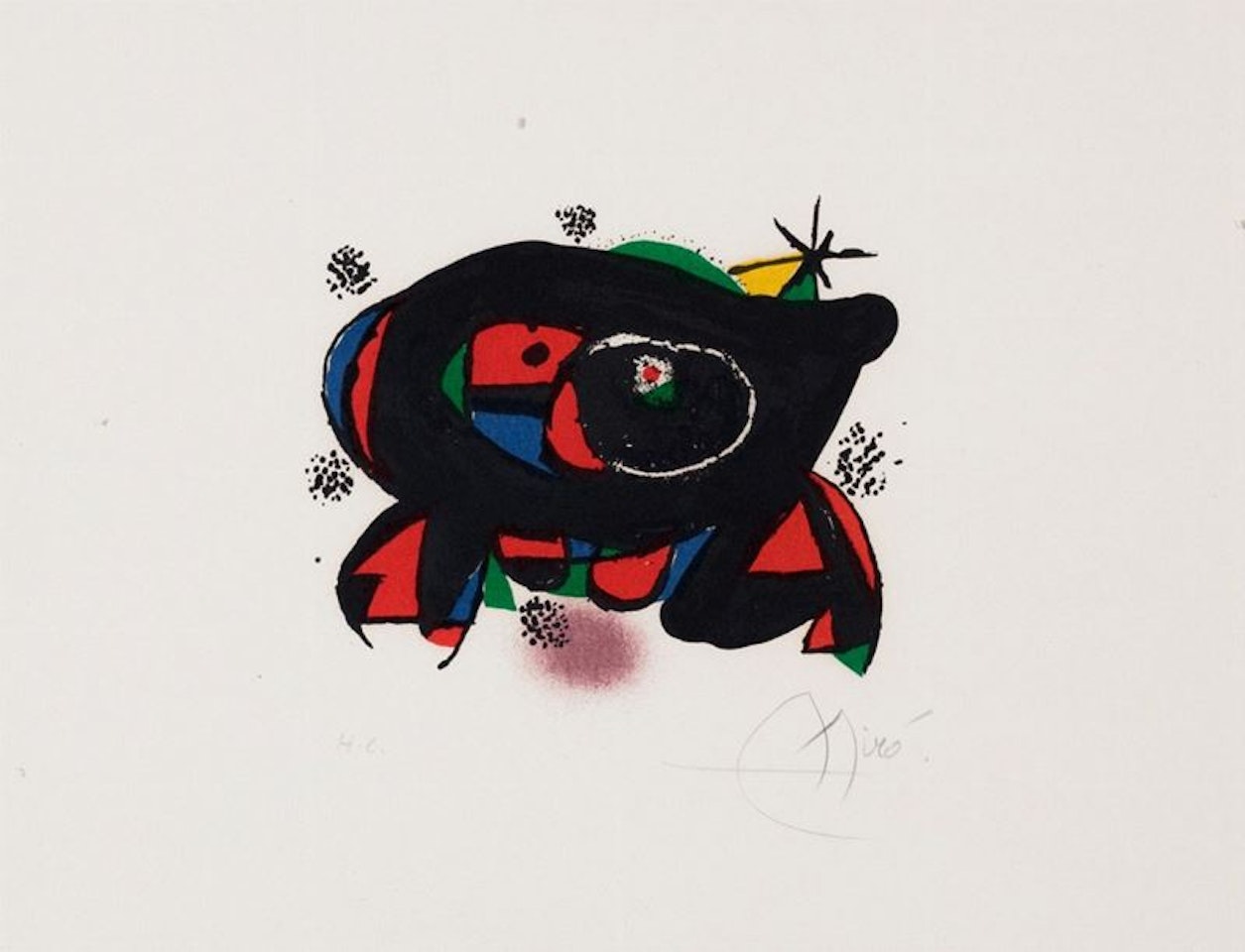 La rana by Joan Miró