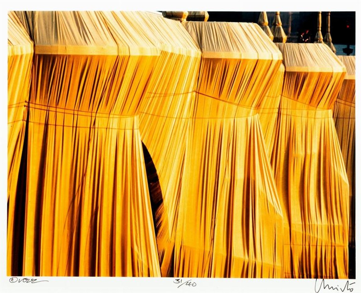 The Pont Neuf wrapped by Christo