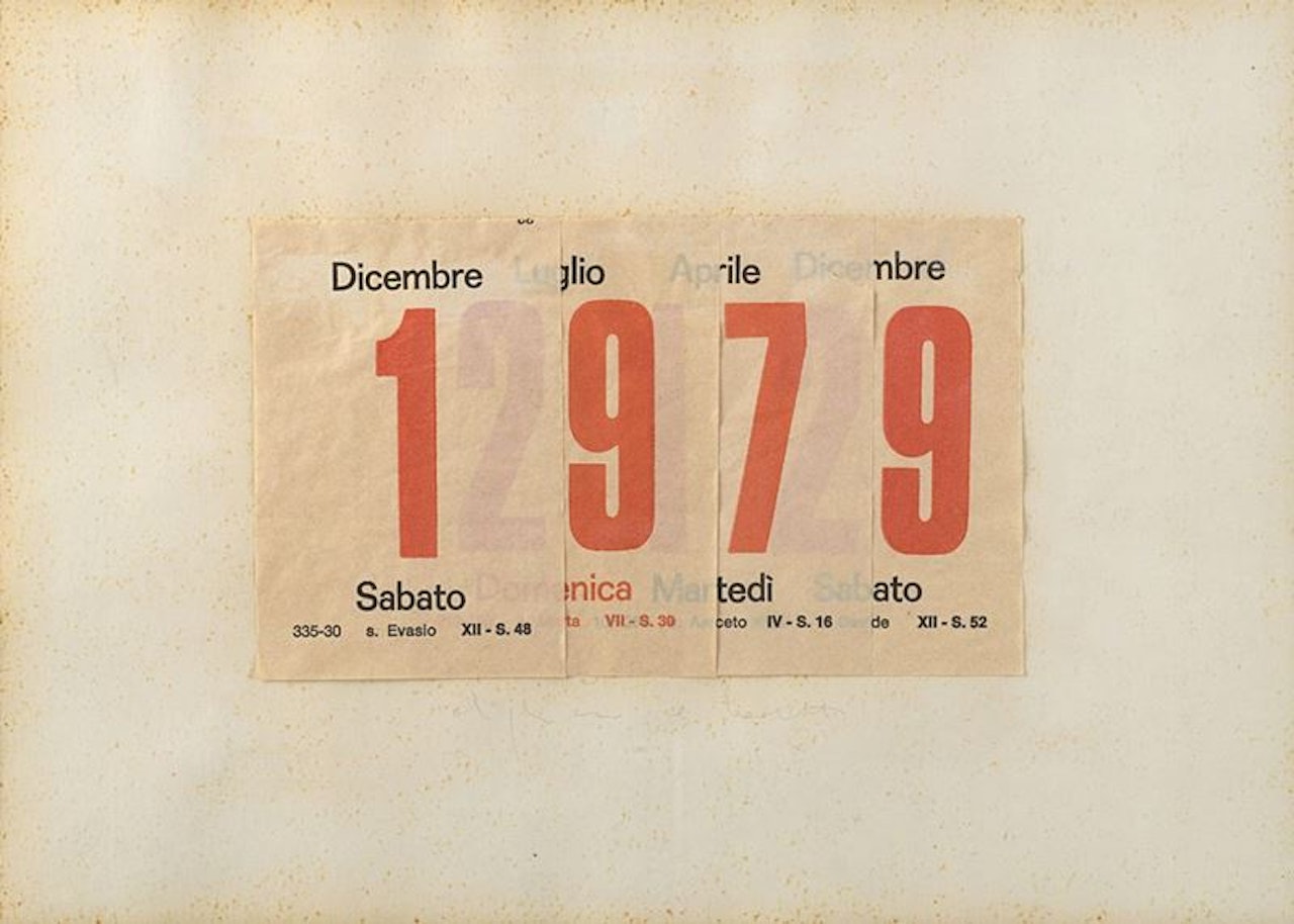 Calendar by Alighiero Boetti