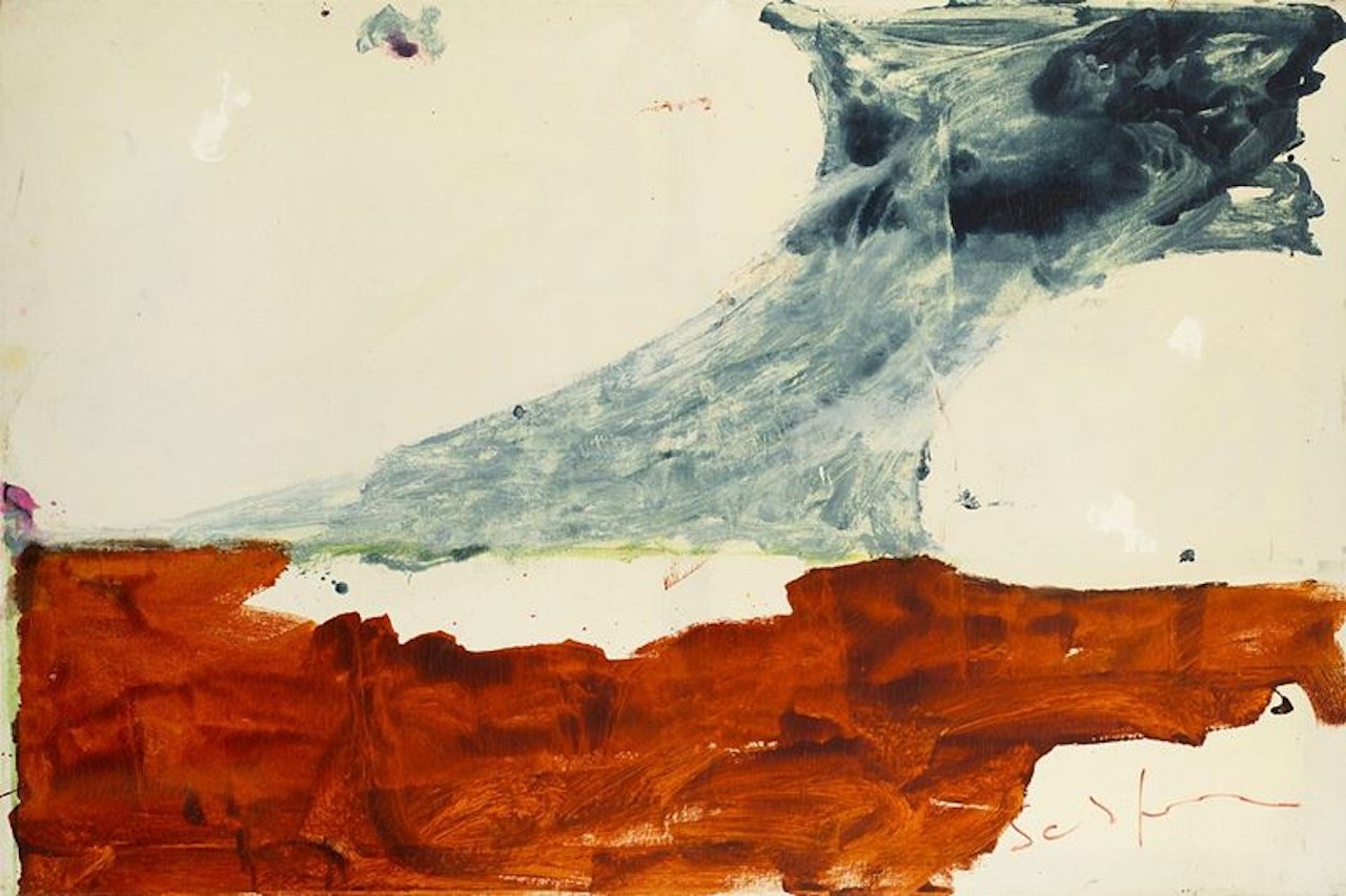 Anemic landscape by Mario Schifano