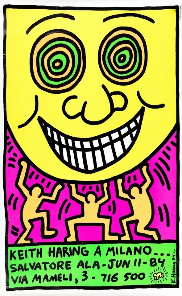 Keith Haring in Milan, Salvatore Ala exhibition by Keith Haring