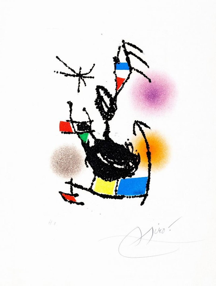 Dans la luer oblique by Joan Miró