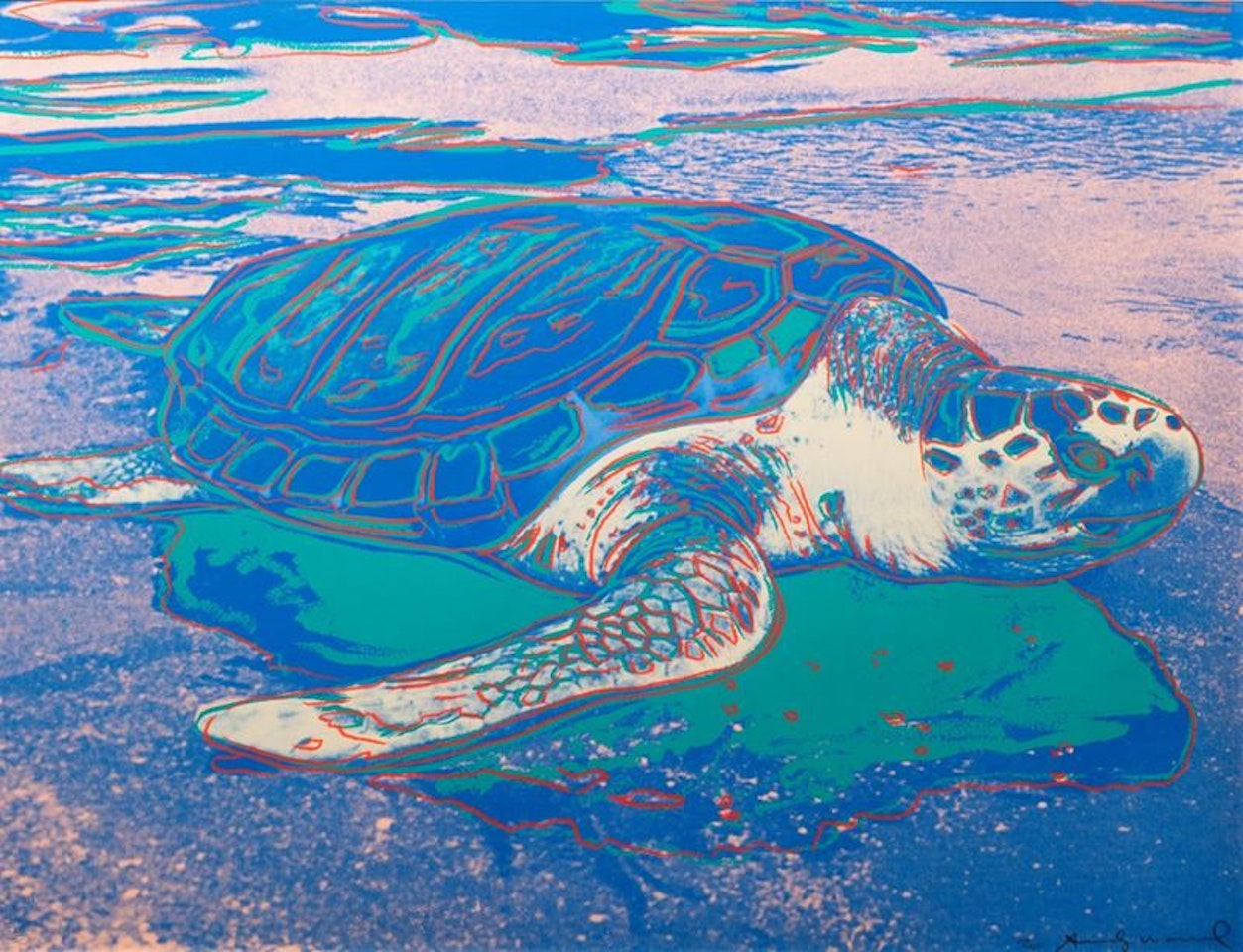 Turtle by Andy Warhol