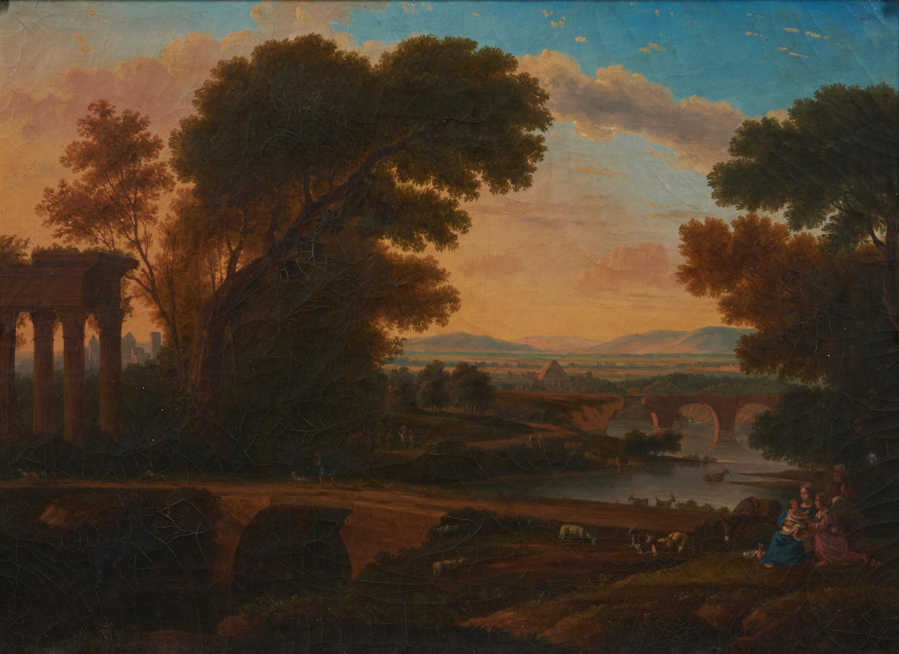 ALLEGORICAL LANDSCAPE by French School