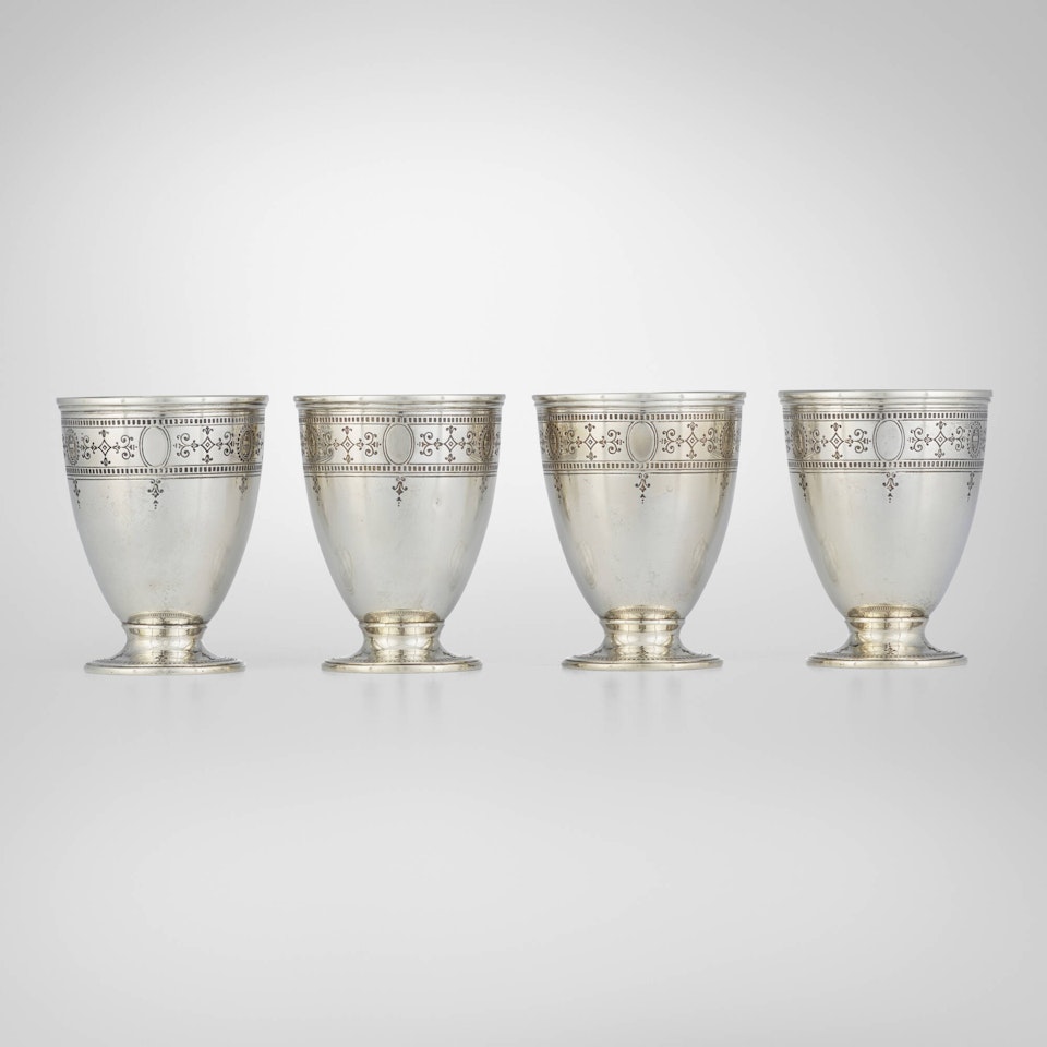 Cups, set of four by Tiffany & Co.