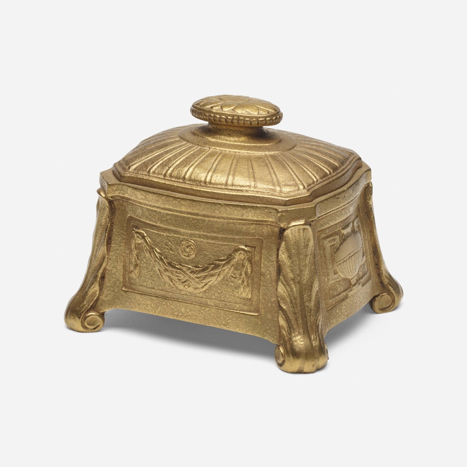 Louis XVI inkwell by Tiffany Studios