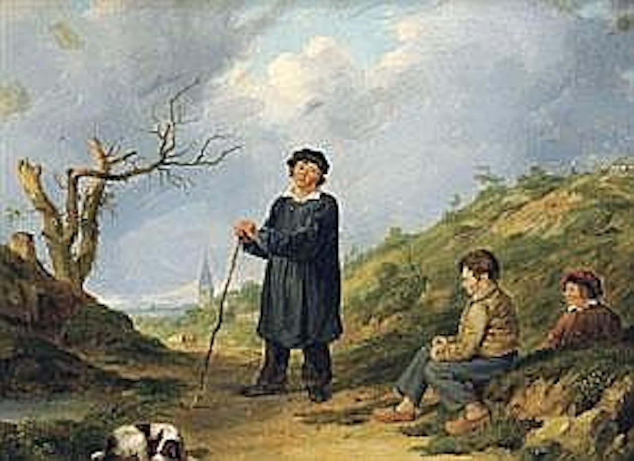 HET PRAATJE VAN DE KOEWACHTER by Thomas Sidney Cooper