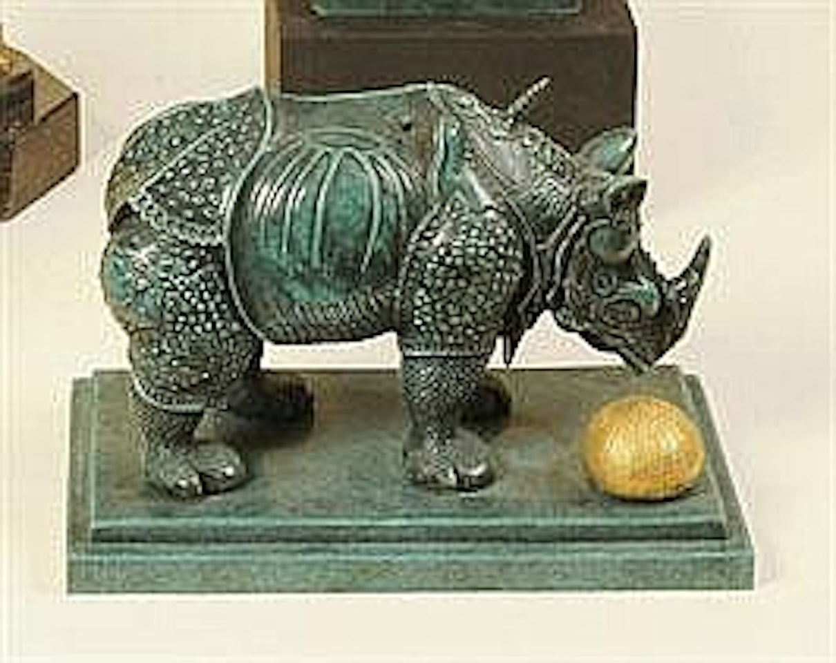 RHINOCÉROS HABILLÉ EN DENTELLES by Salvador Dali