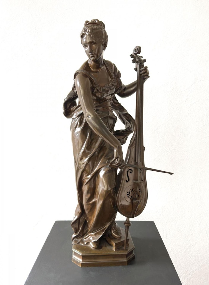 Joueuse de viole de gambe by Louis-Ernest Barrias