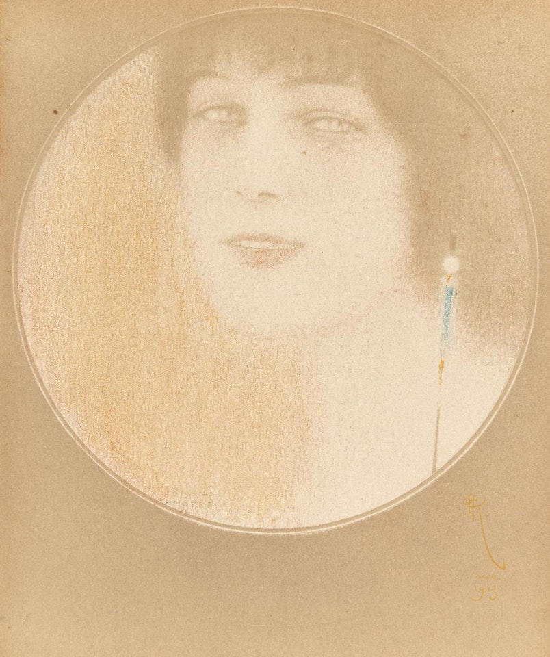 Le pommeau bleu by Fernand Khnopff