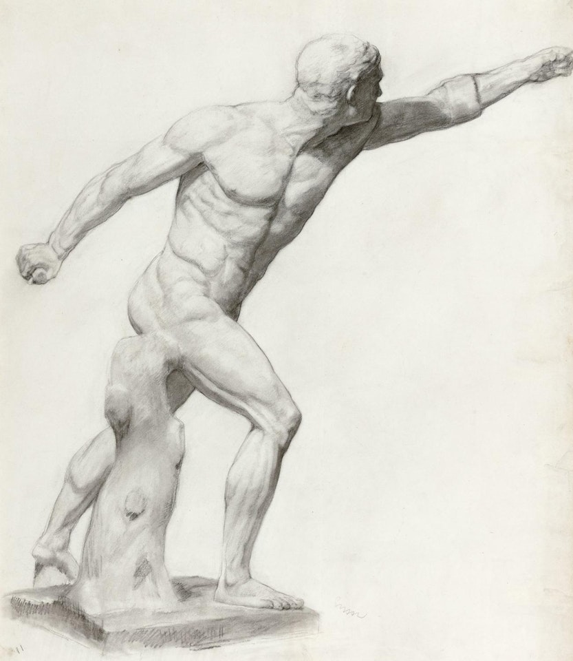 Le Gladiateur Borghèse by James Ensor