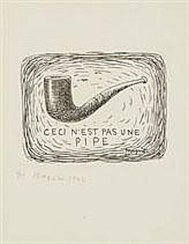 CECI N"EST PAS UNE PIPE by René Magritte