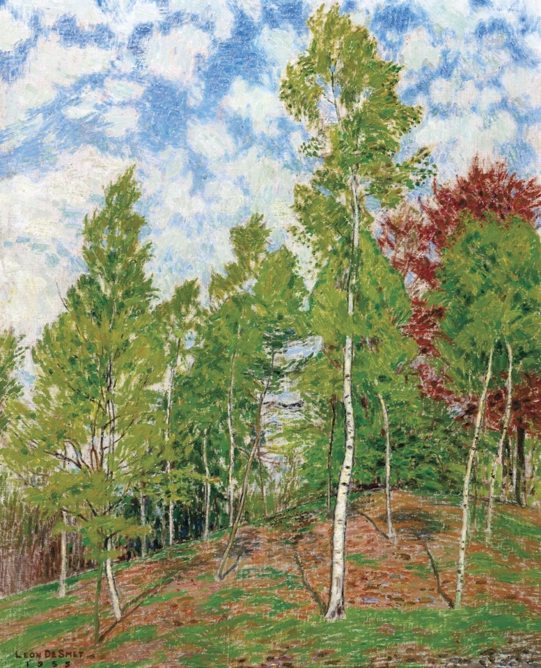 The edge of the forest by Leon de Smet