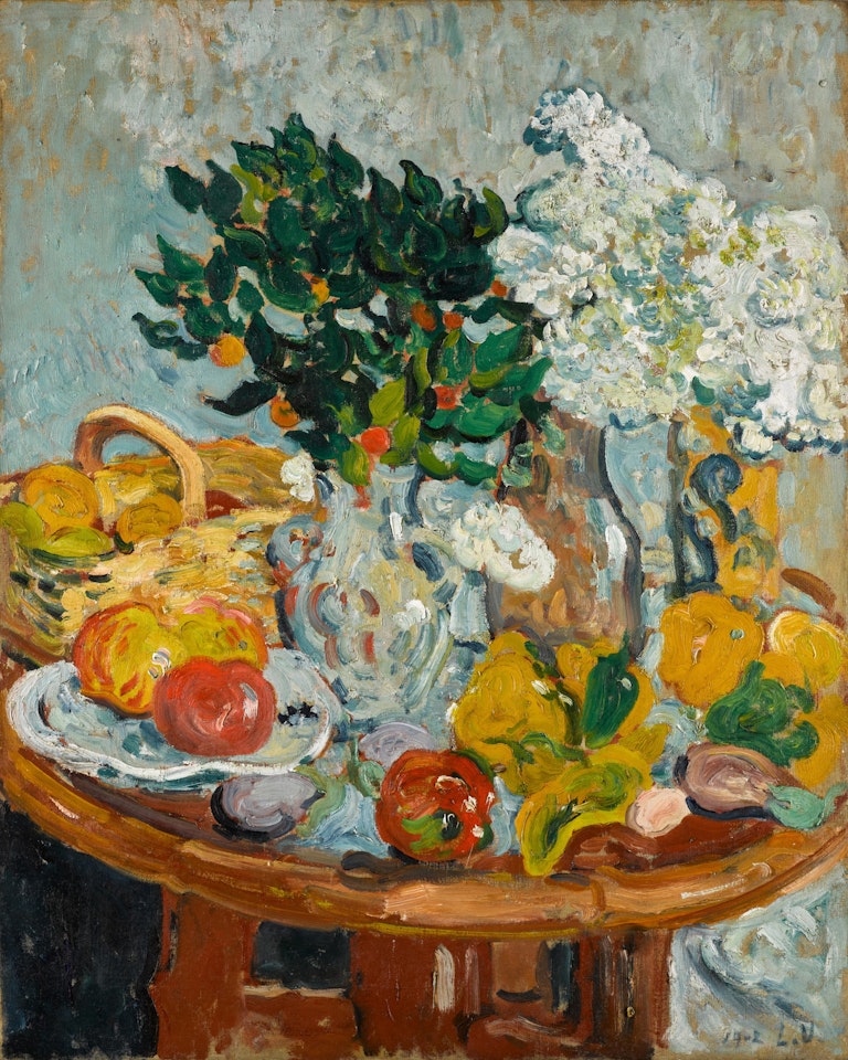 Nature morte aux fleurs et aux fruits by Louis Valtat