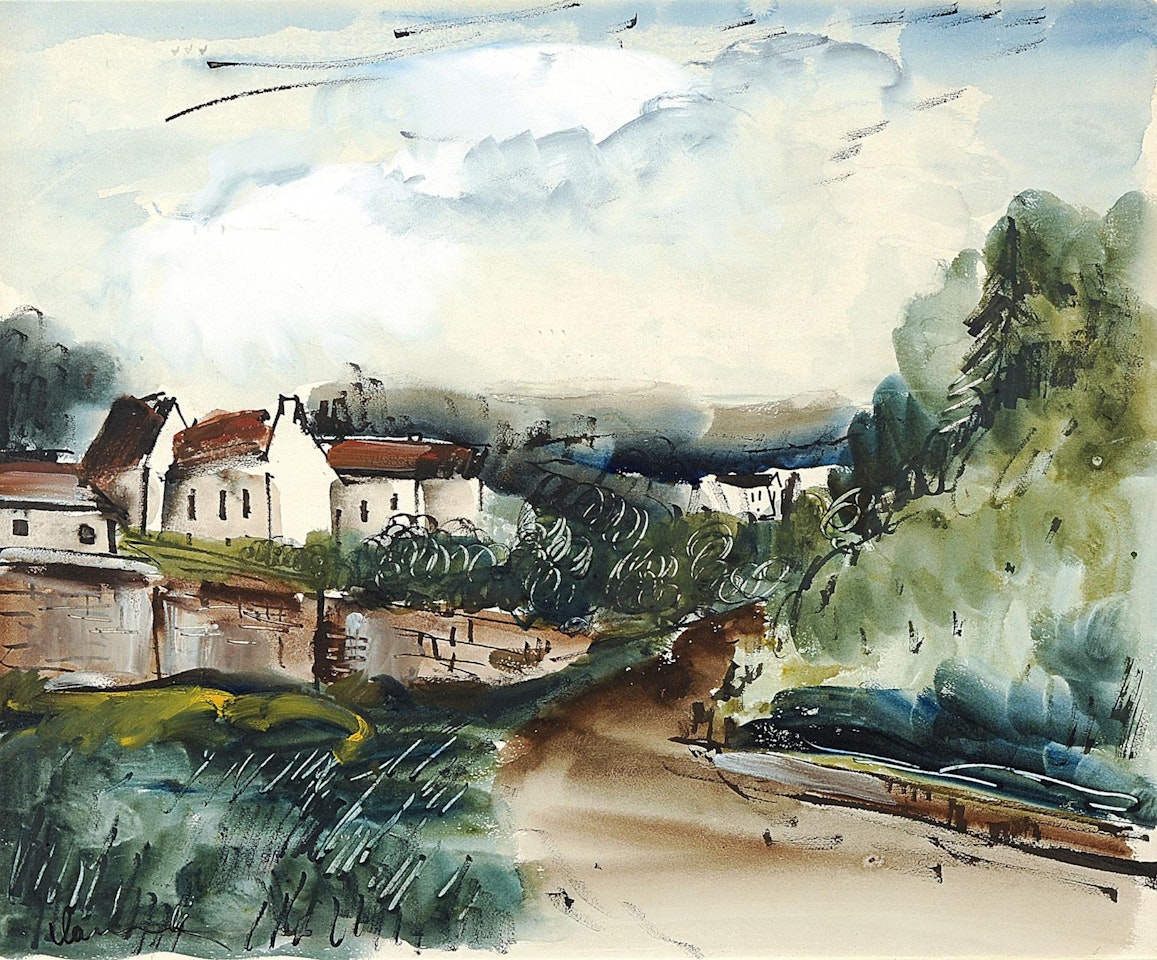 Route de village (ca. 1922) by Maurice de Vlaminck