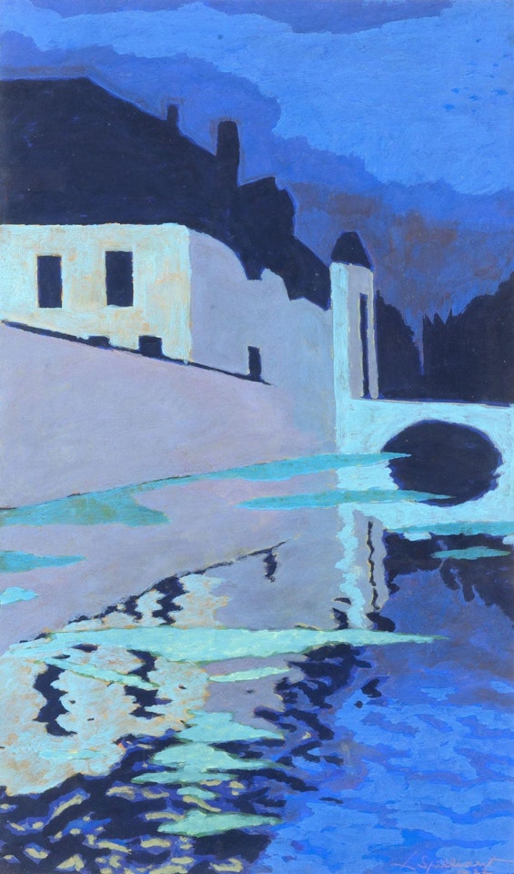 Entrance of the Beguinage at the Minnewater, Bruges by Léon Spilliaert