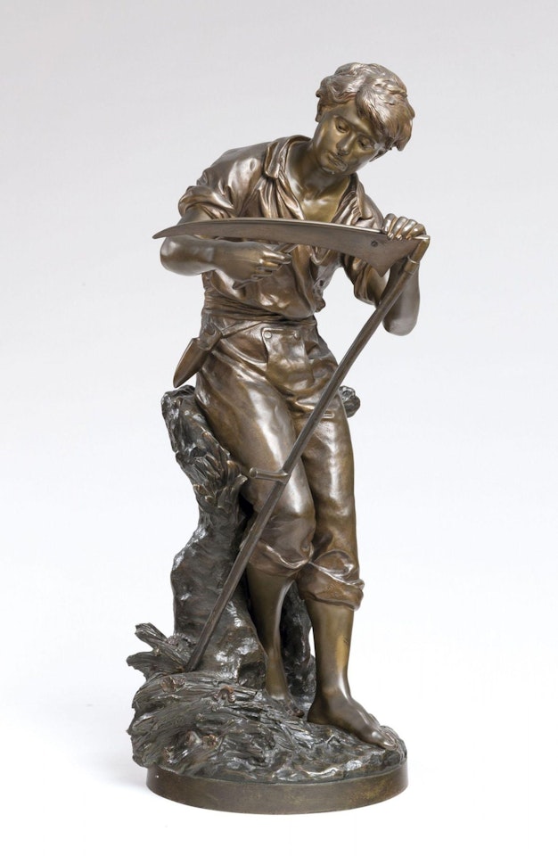Paysan avec faux (Peasant with scythe) by Mathurin Moreau