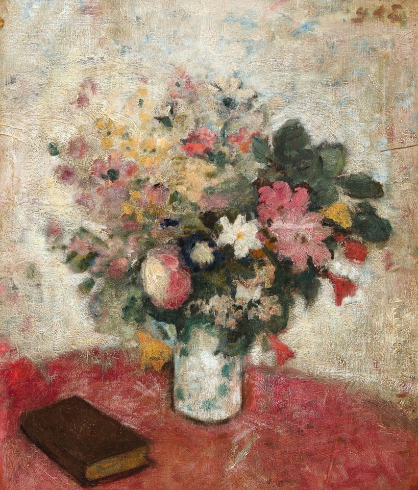 Flower vase by Georges d’Espagnat