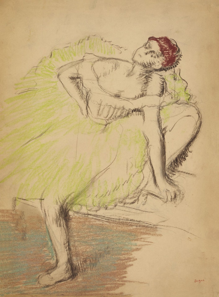 Danseuse Assise by Edgar Degas