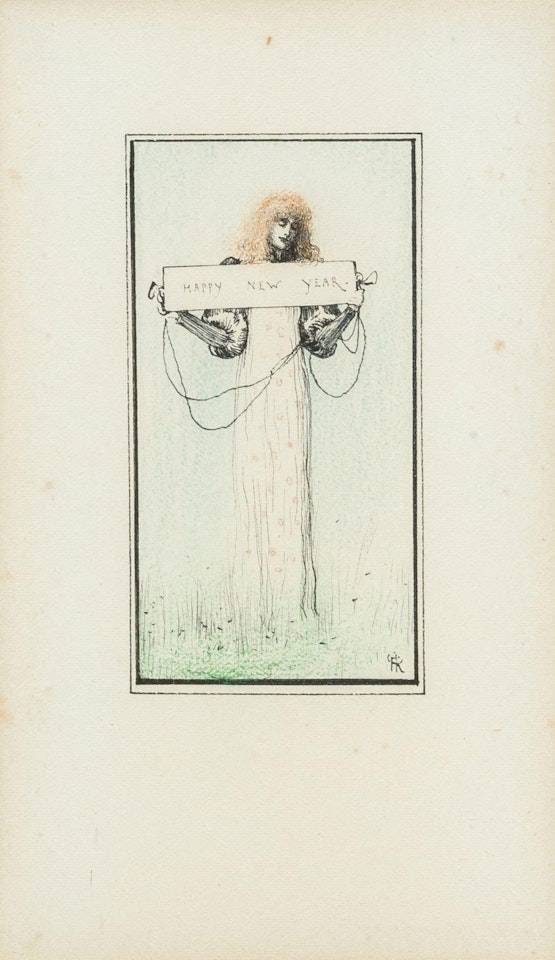 Carte de voeux by Fernand Khnopff