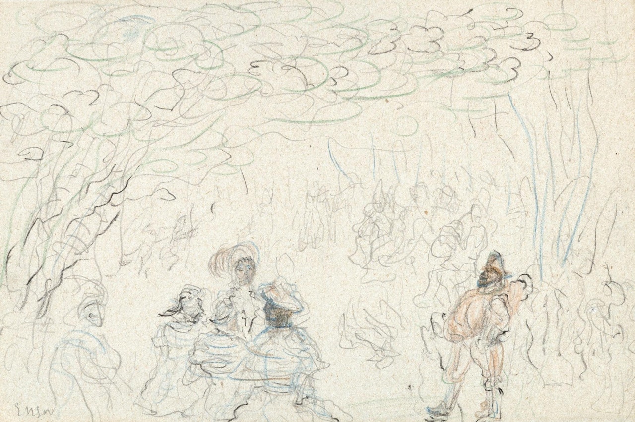Jardin d"amour (ca. 1900-1910) by James Ensor