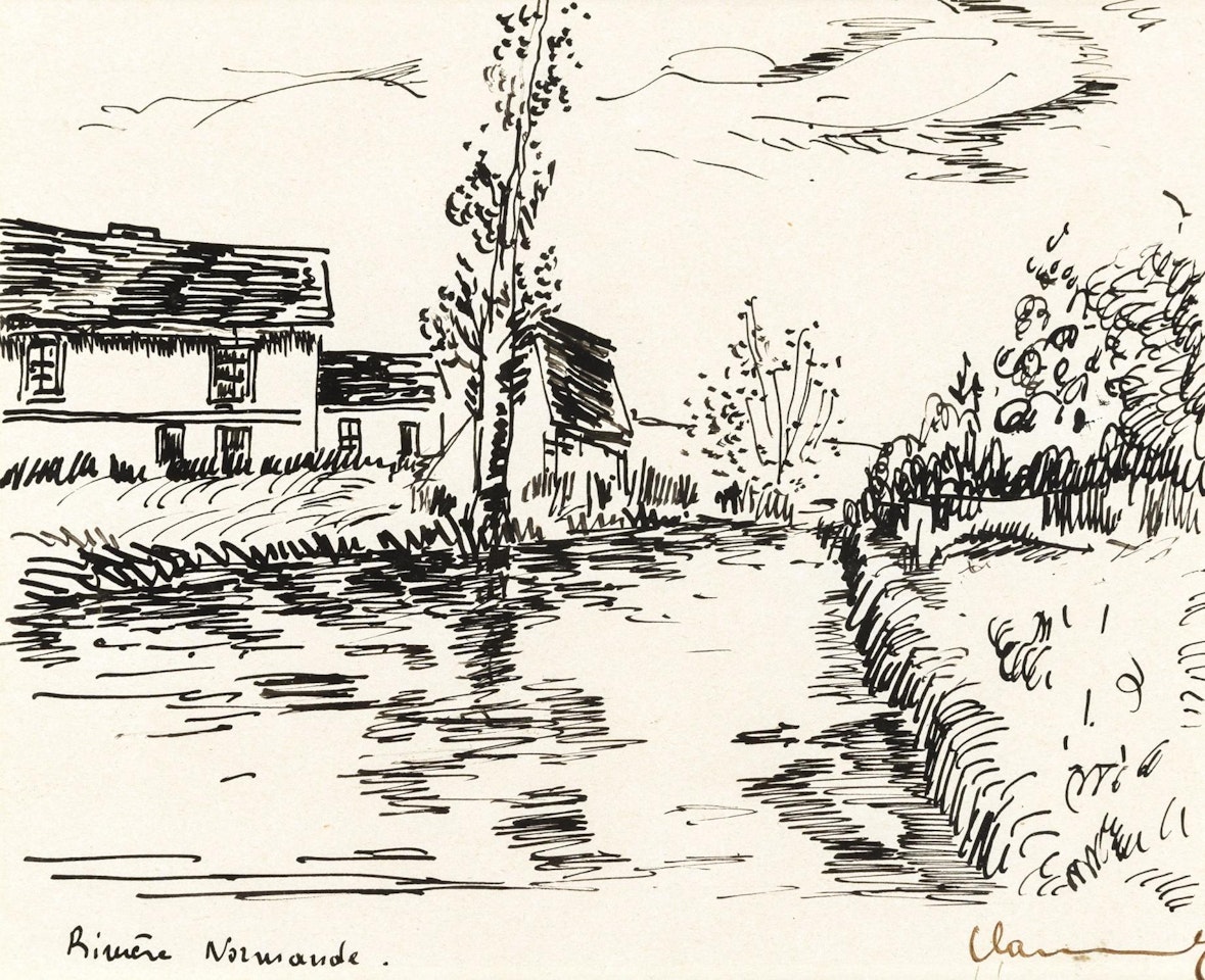 Rivière Normande by Maurice de Vlaminck