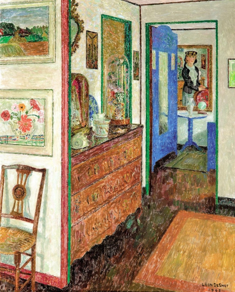 The artist"s interior by Leon de Smet