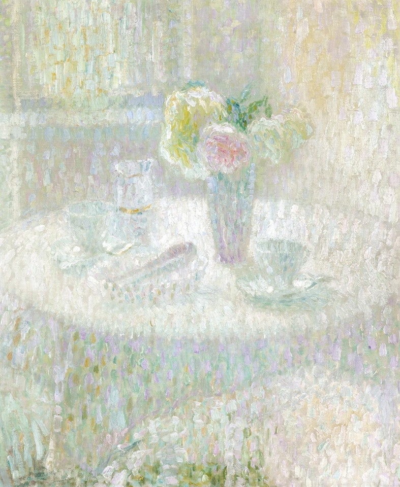 Still life with flowers by Leon de Smet