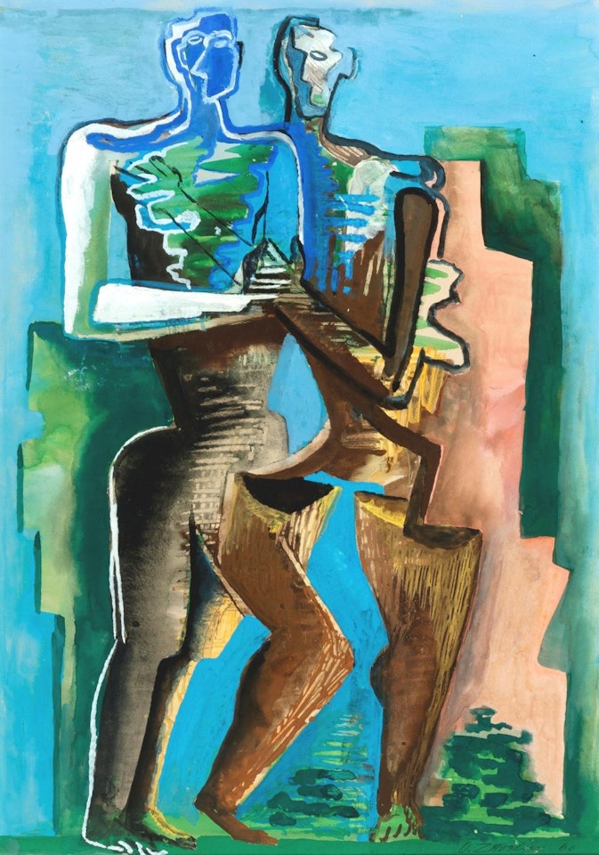 Deux personnages by Ossip Zadkine