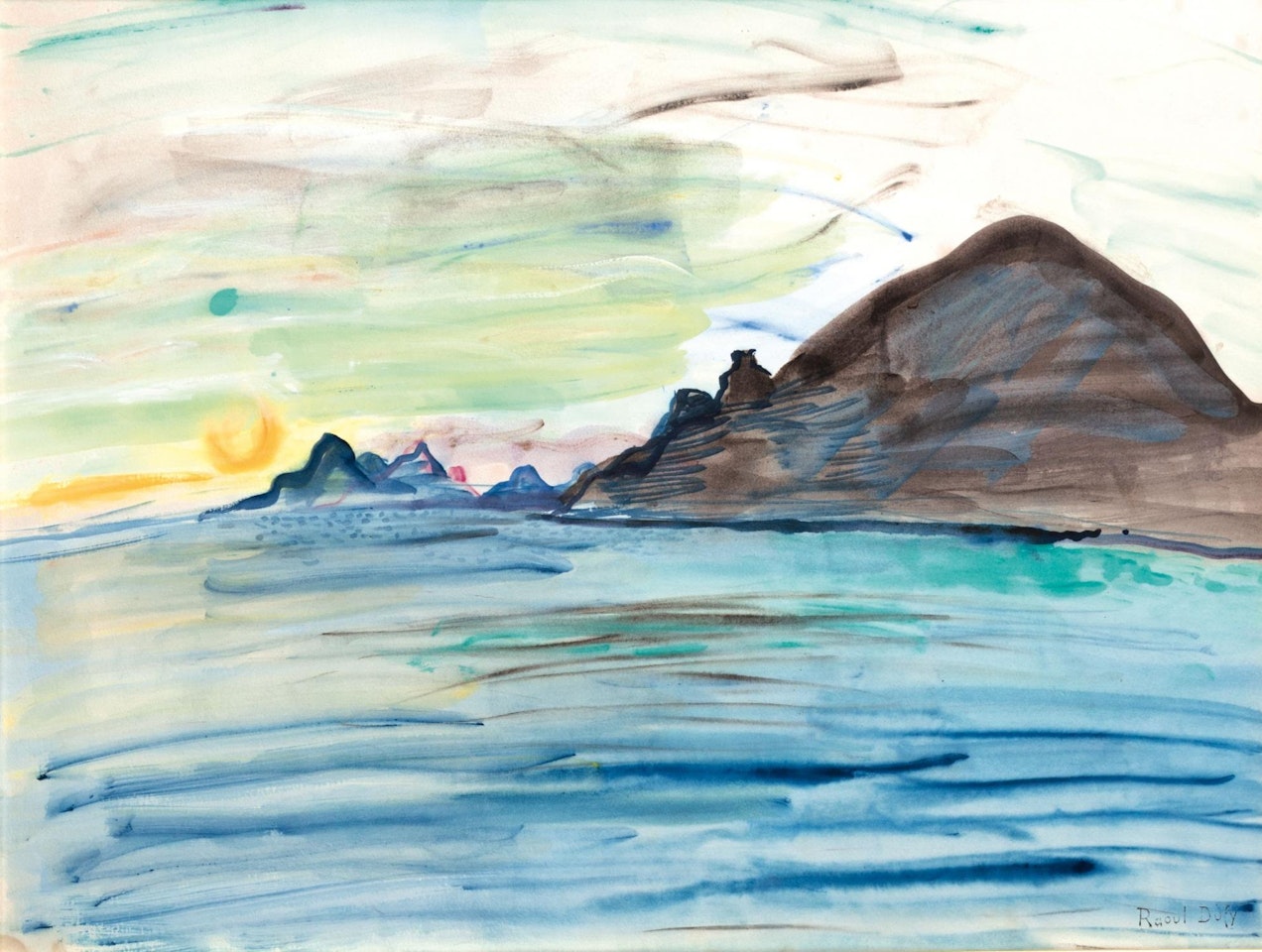 Bord de mer by Raoul Dufy