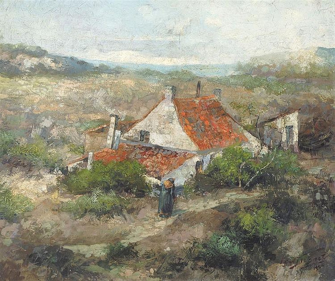 VISSERSHUISJE IN DE DUINEN by Leon de Smet