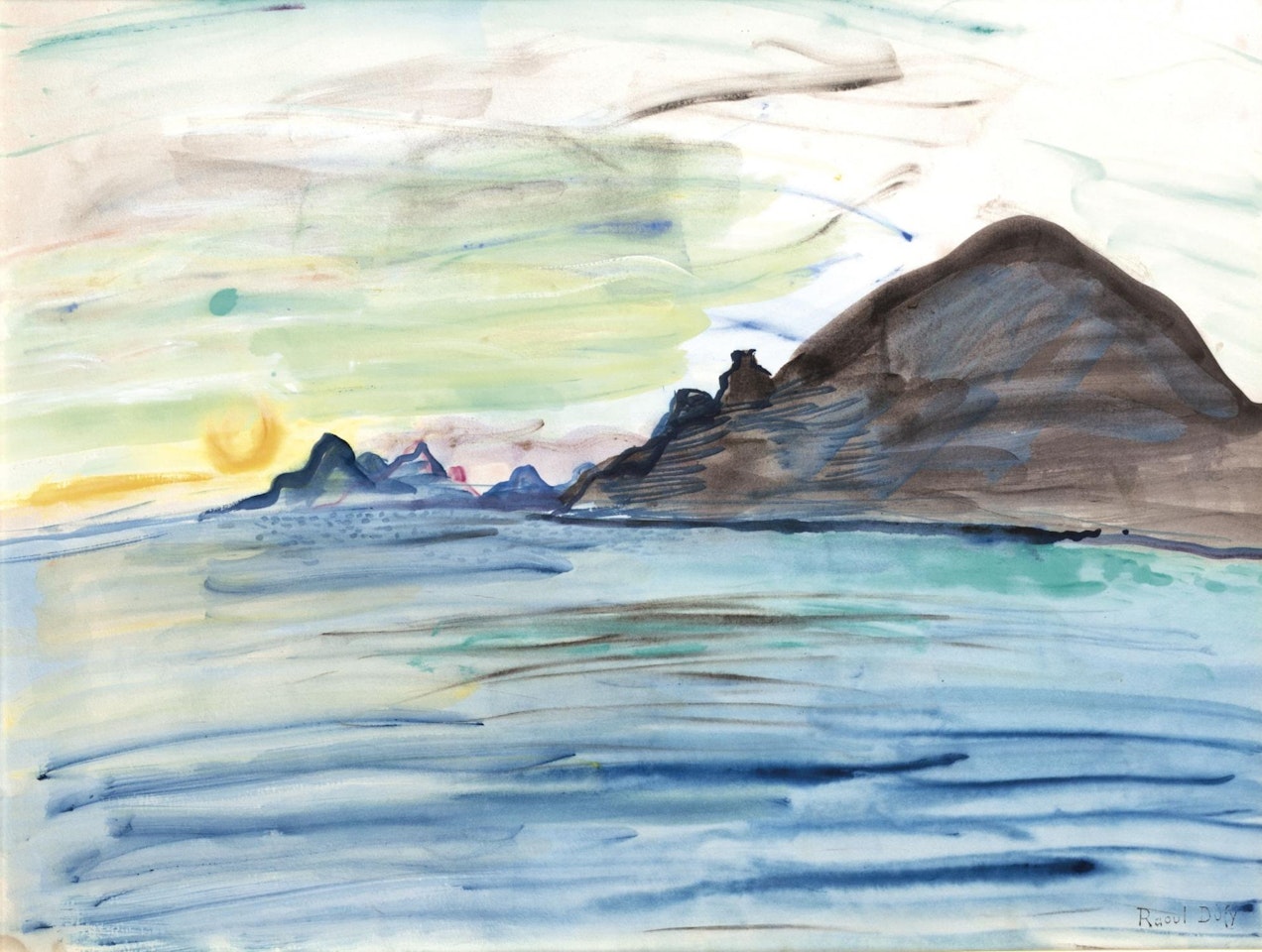 Bord de mer (Sea side) by Raoul Dufy
