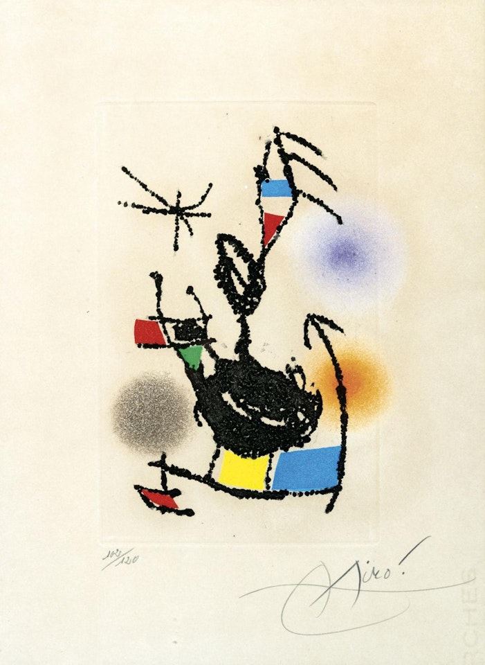 Dans la lueur oblique by Joan Miró