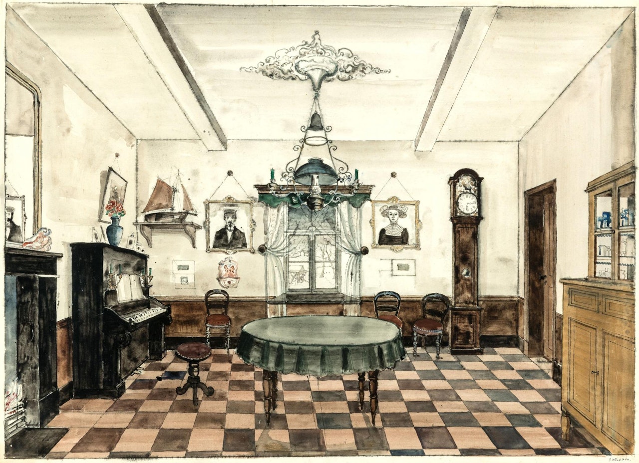 Interior by Paul Delvaux