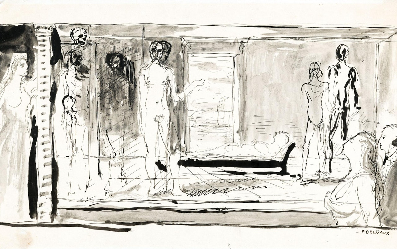 Le Musée Spitzner by Paul Delvaux