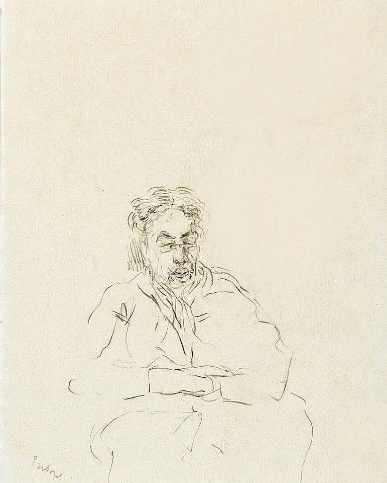 The artist"s mother by James Ensor