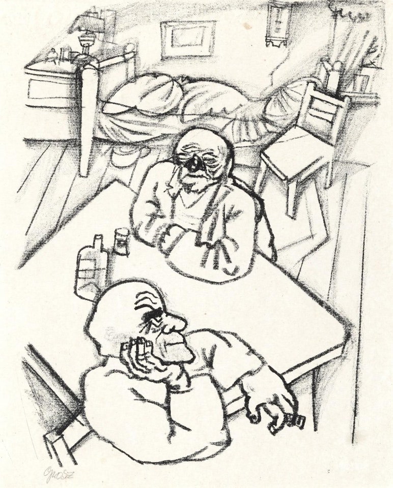 Zwei Männer by George Grosz