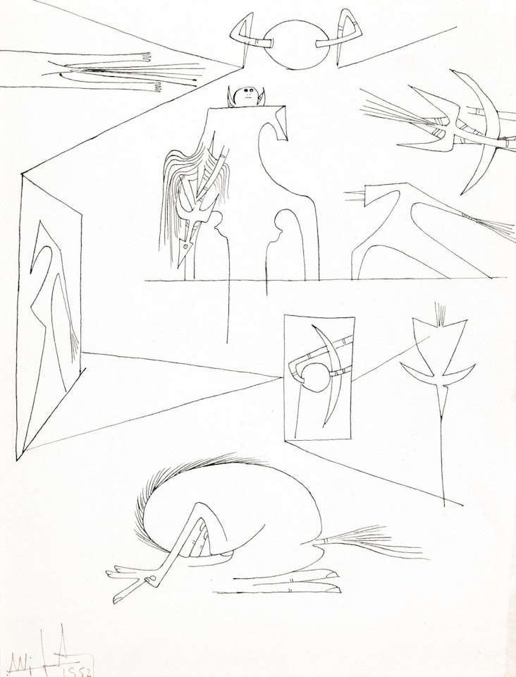 Cuba - Untitled by Wifredo Lam