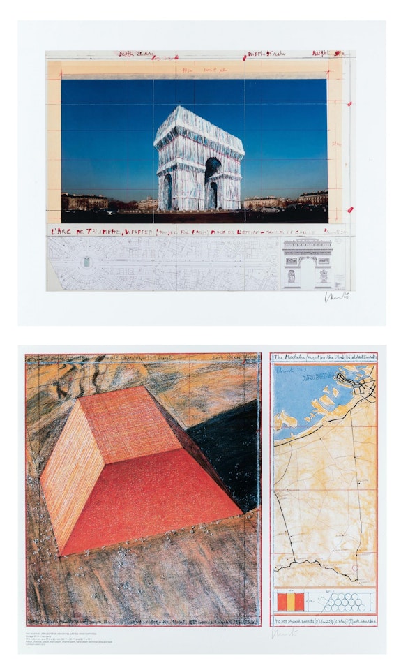 L"Arc de Triomphe, Wrapped (Project for Paris) (; ) by Christo