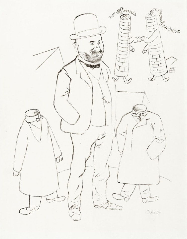 Stinnes / Loucheur by George Grosz