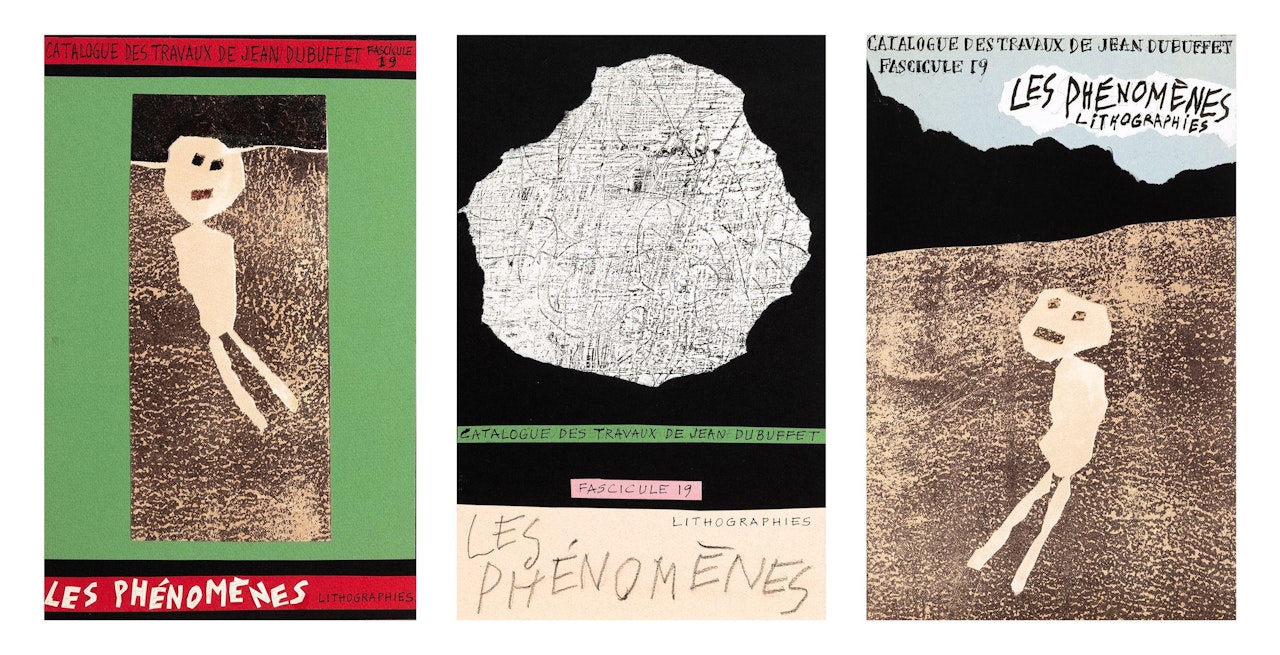 Projets de couverture by Jean Dubuffet