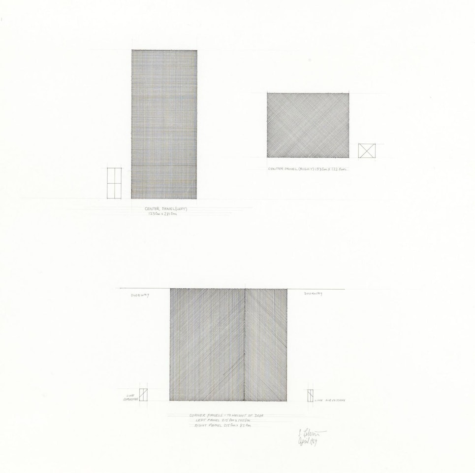 U.S.A.; Corner Panels (To Height or Door) by Sol LeWitt