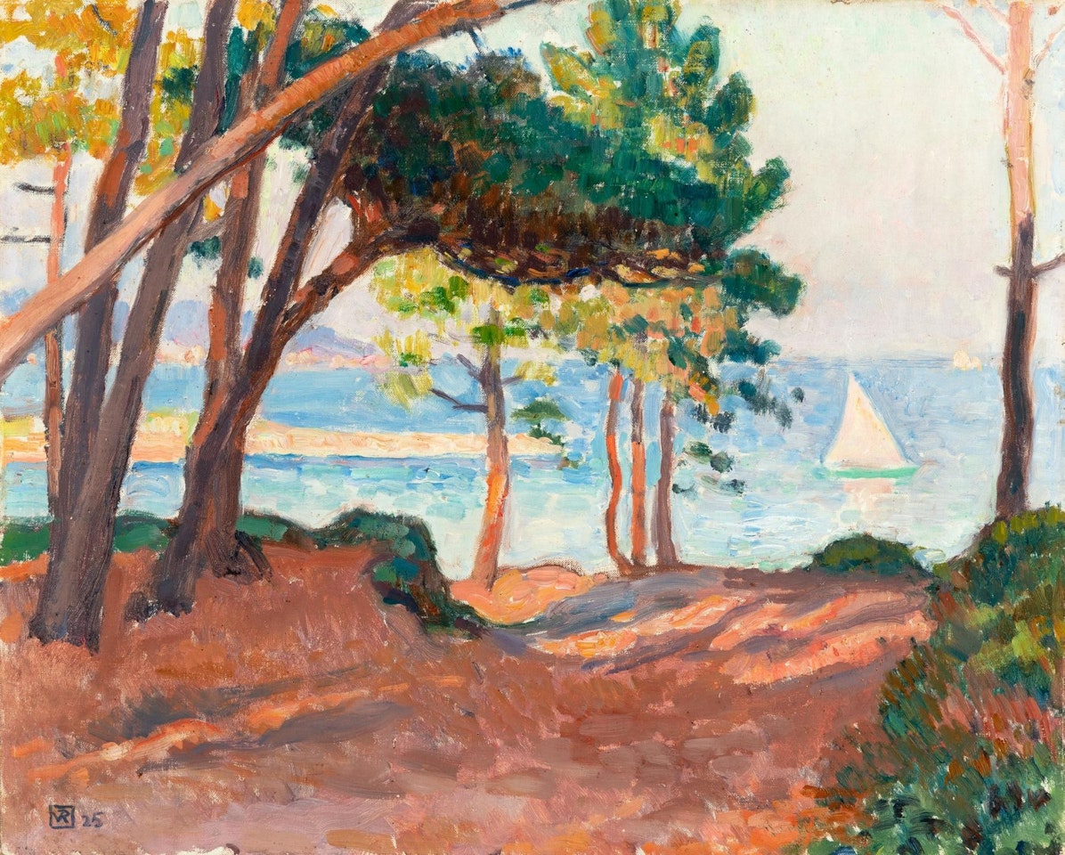 Pins à Beauvallon by Theo van Rysselberghe