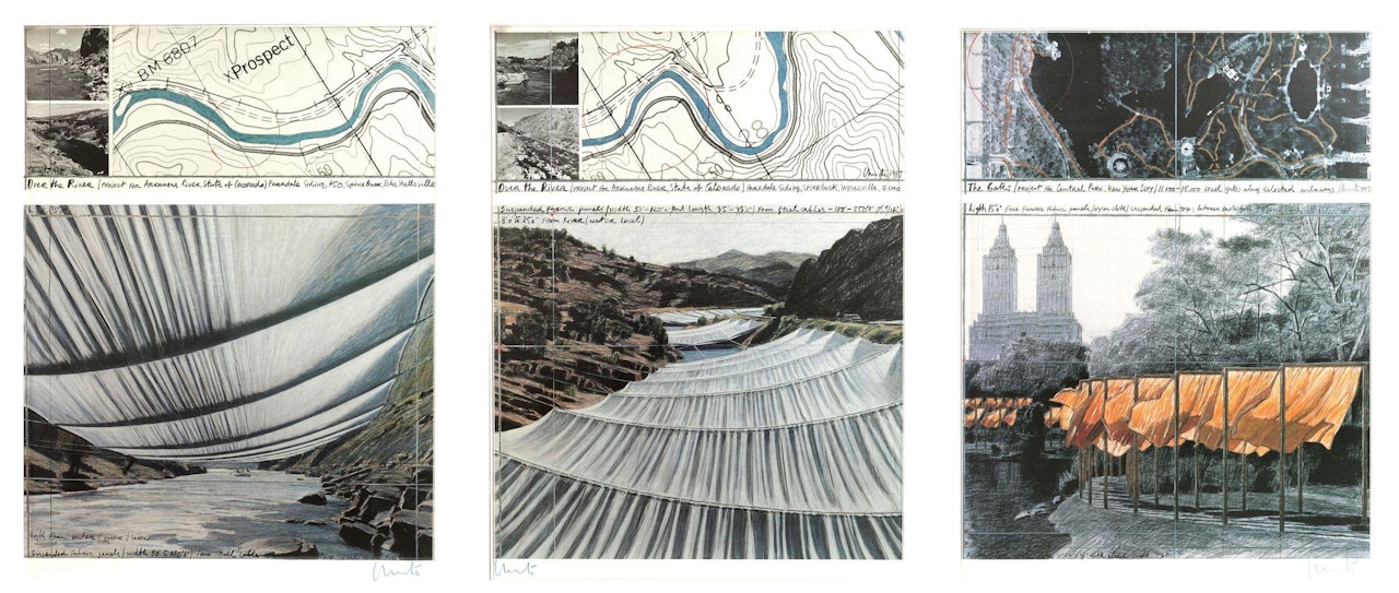 Over the river by Christo