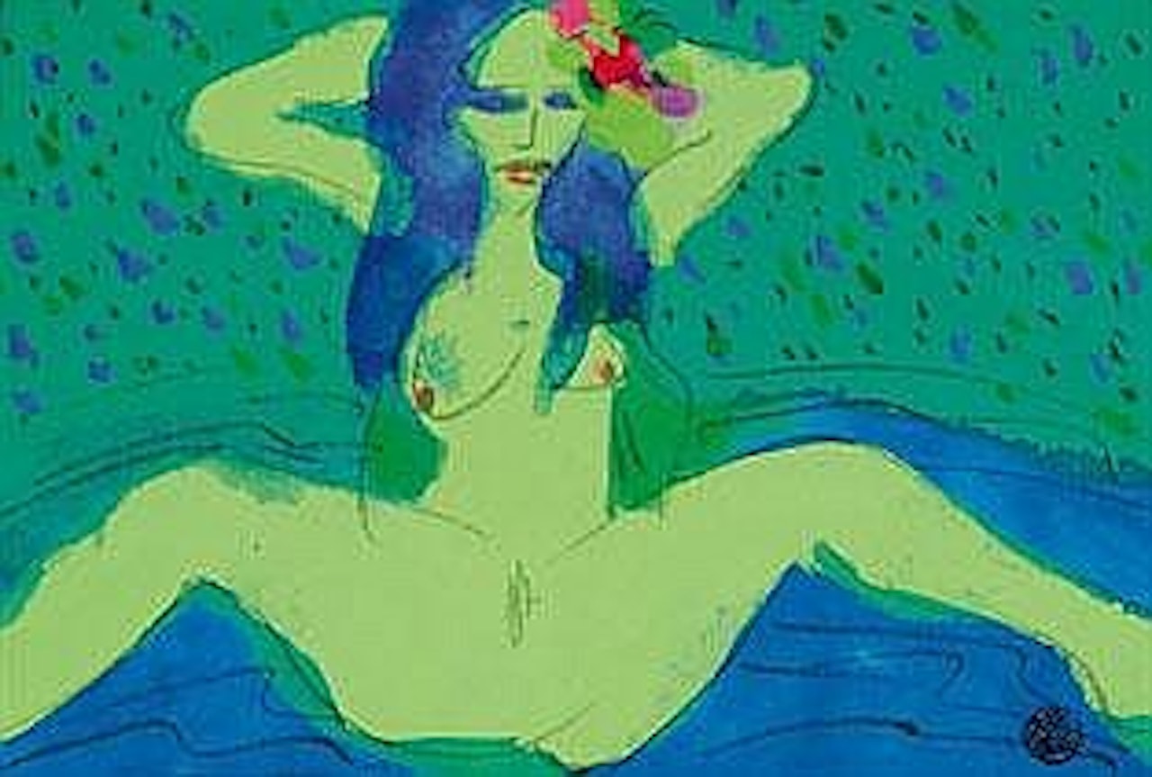 LET ME SHOW YOU THE WAY TO HEAVEN by Walasse Ting