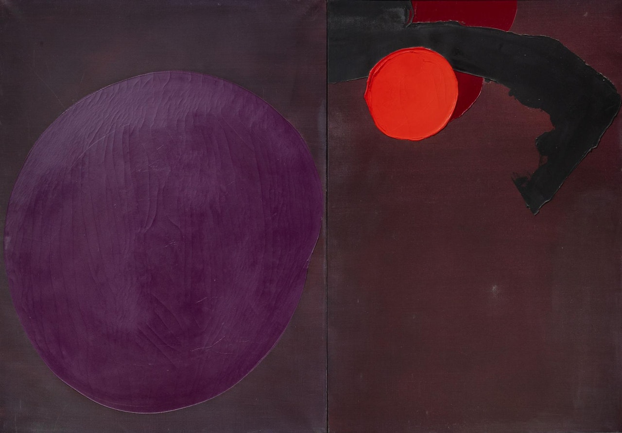 Composition nr. 705 by Luis Feito