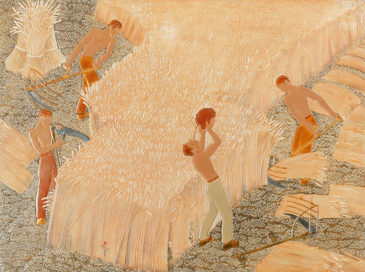 The Harvest by Jean Dunand