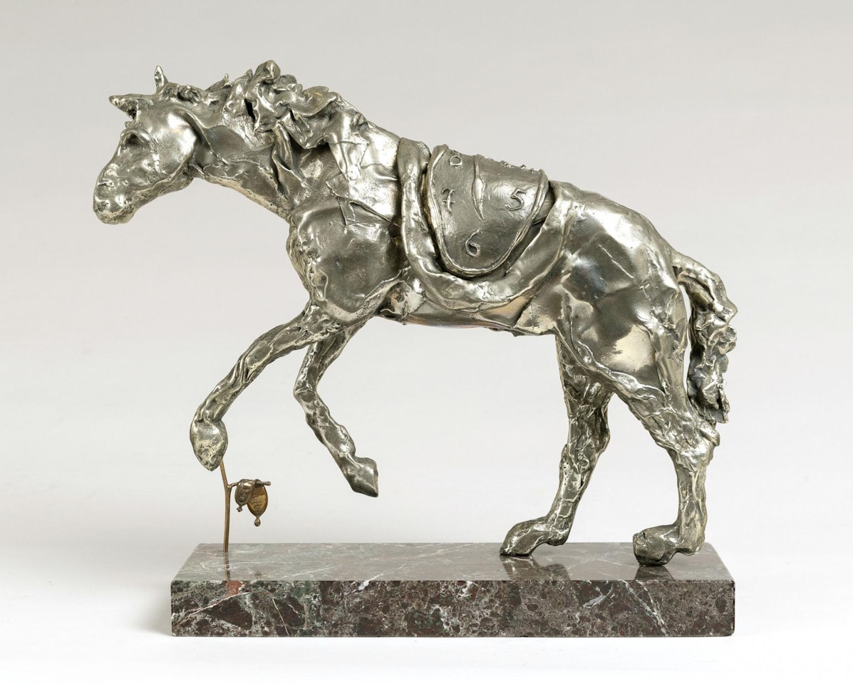 Le cheval avec la montre molle by Salvador Dali