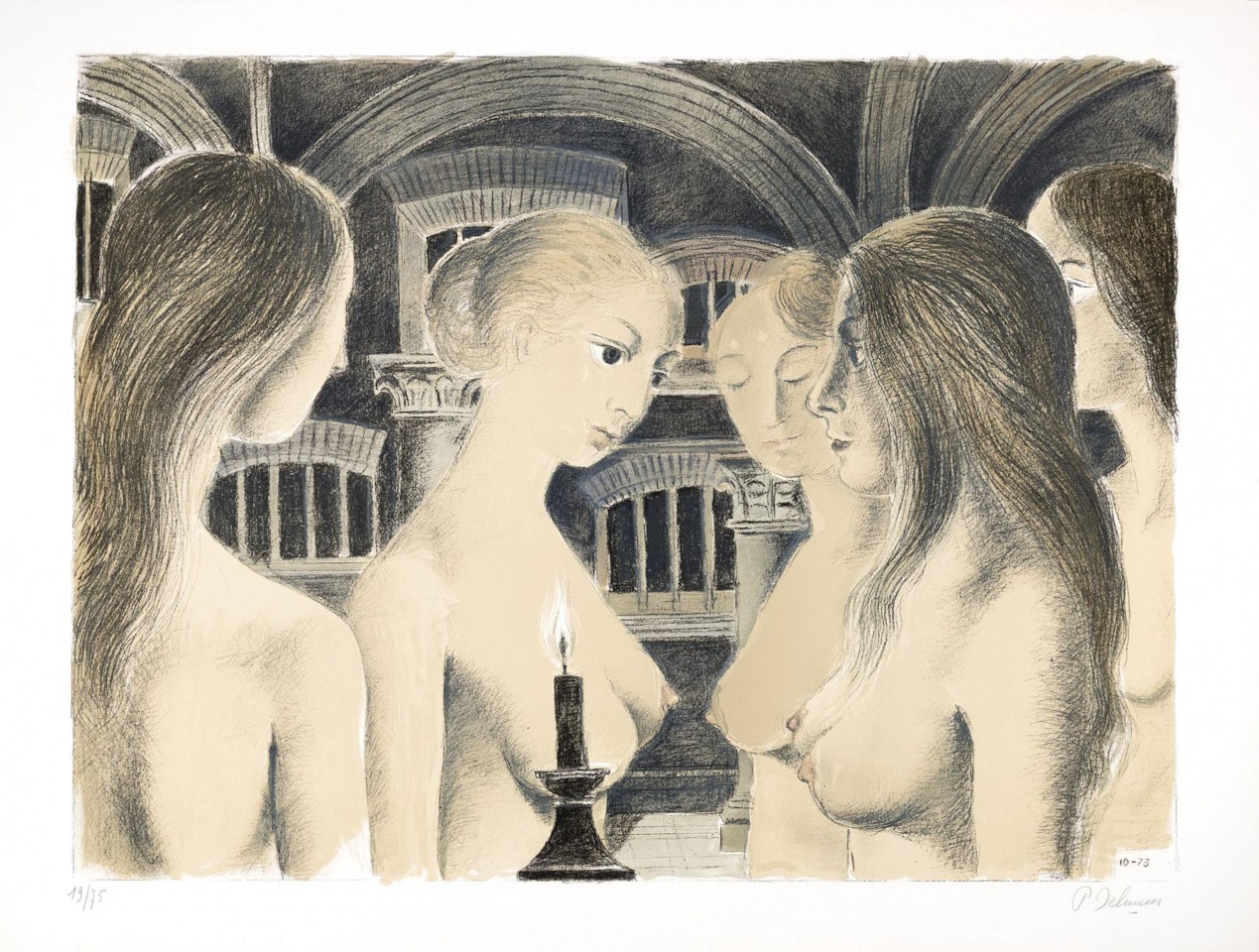 La voûte by Paul Delvaux