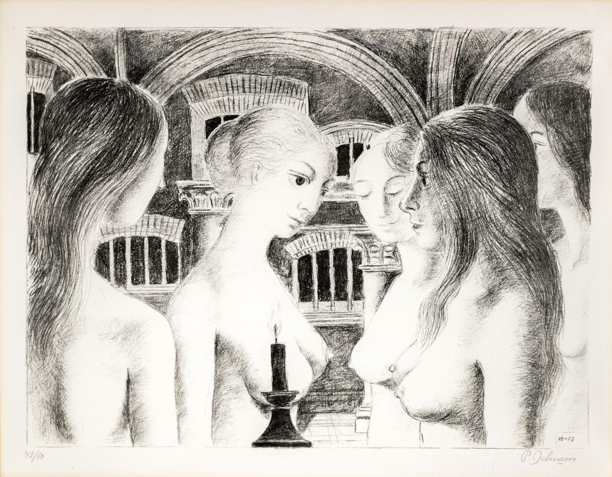 La voûte by Paul Delvaux